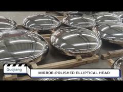 mirror-polished elliptical head