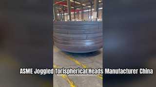 ASME SA 516 GR70 Koolstofstaal Joggled torisferische koppen Fabrikant in China